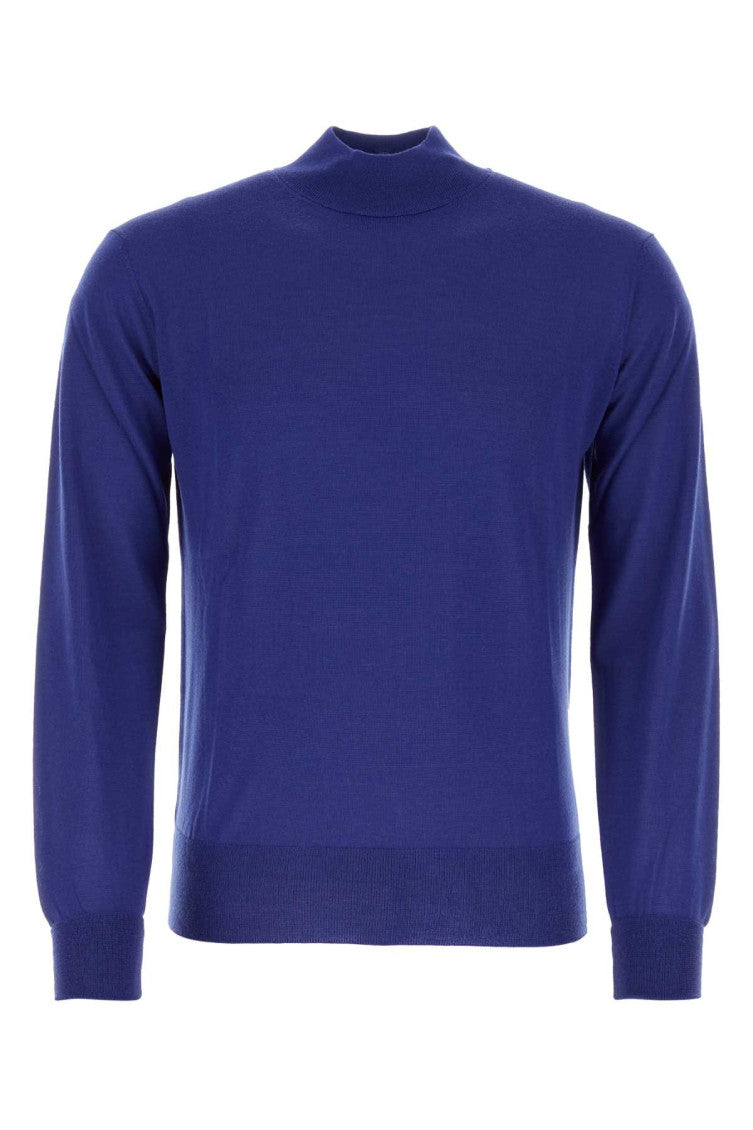 Electric blue wool sweater 1