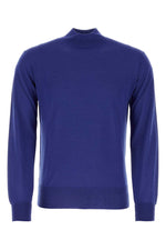 Electric blue wool sweater 1