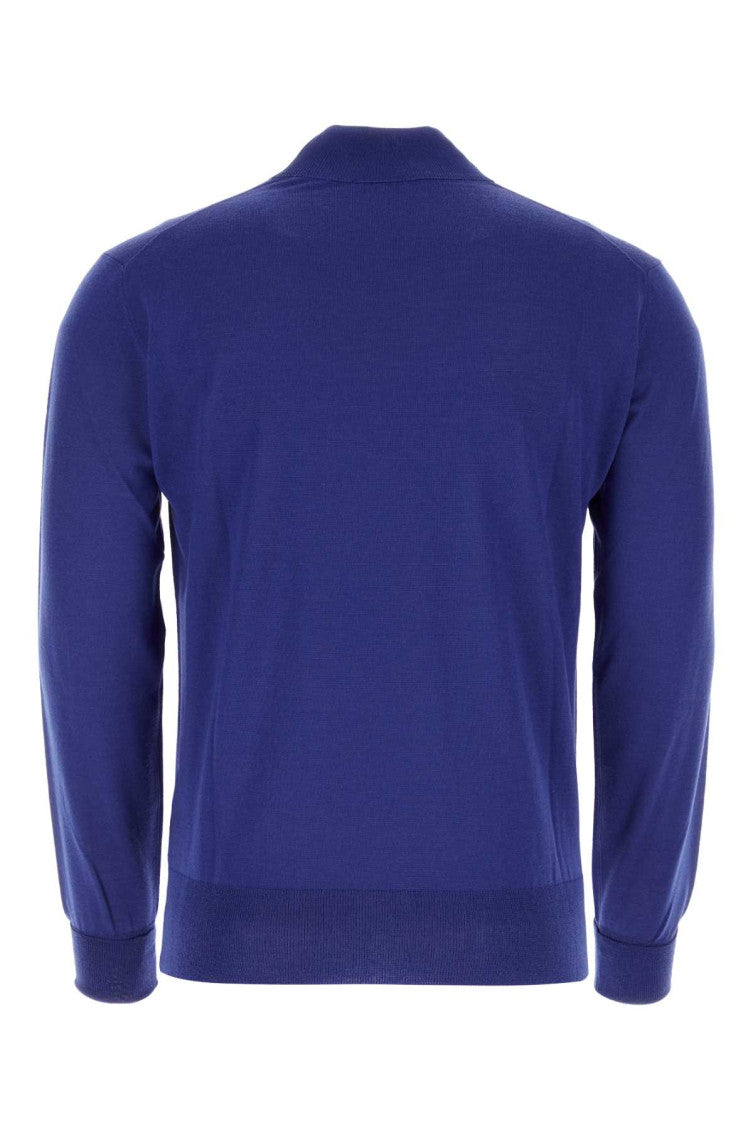 Electric blue wool sweater 2