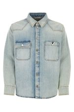 Sky Blue V Logo Shirt 1