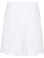 White Low Waist Shorts 1