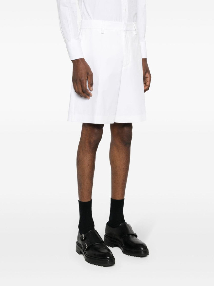 White Low Waist Shorts 3