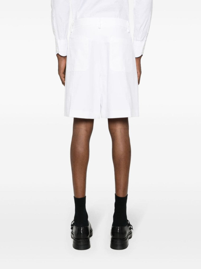White Low Waist Shorts 5