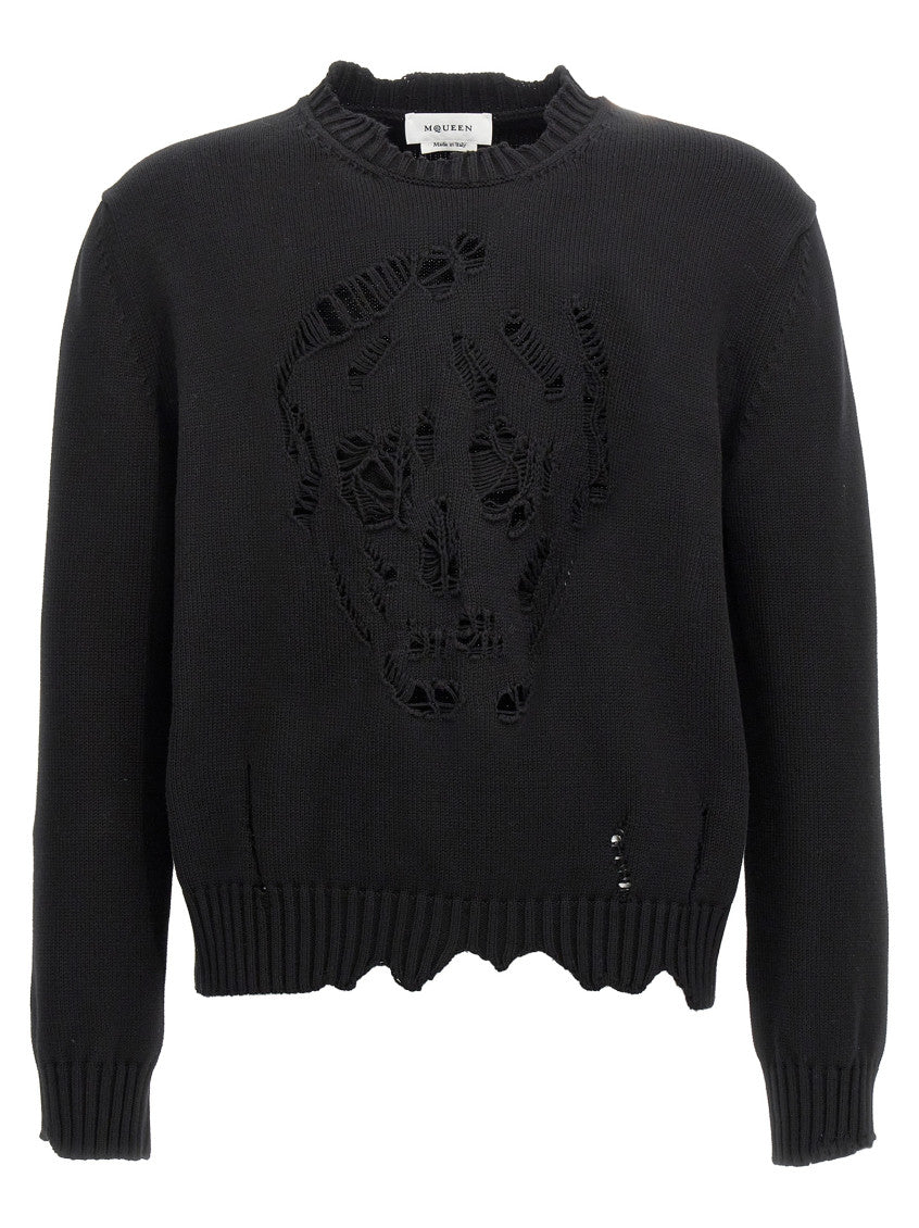 Black  Skull sweater 1