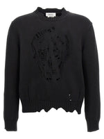 Black  Skull sweater 1