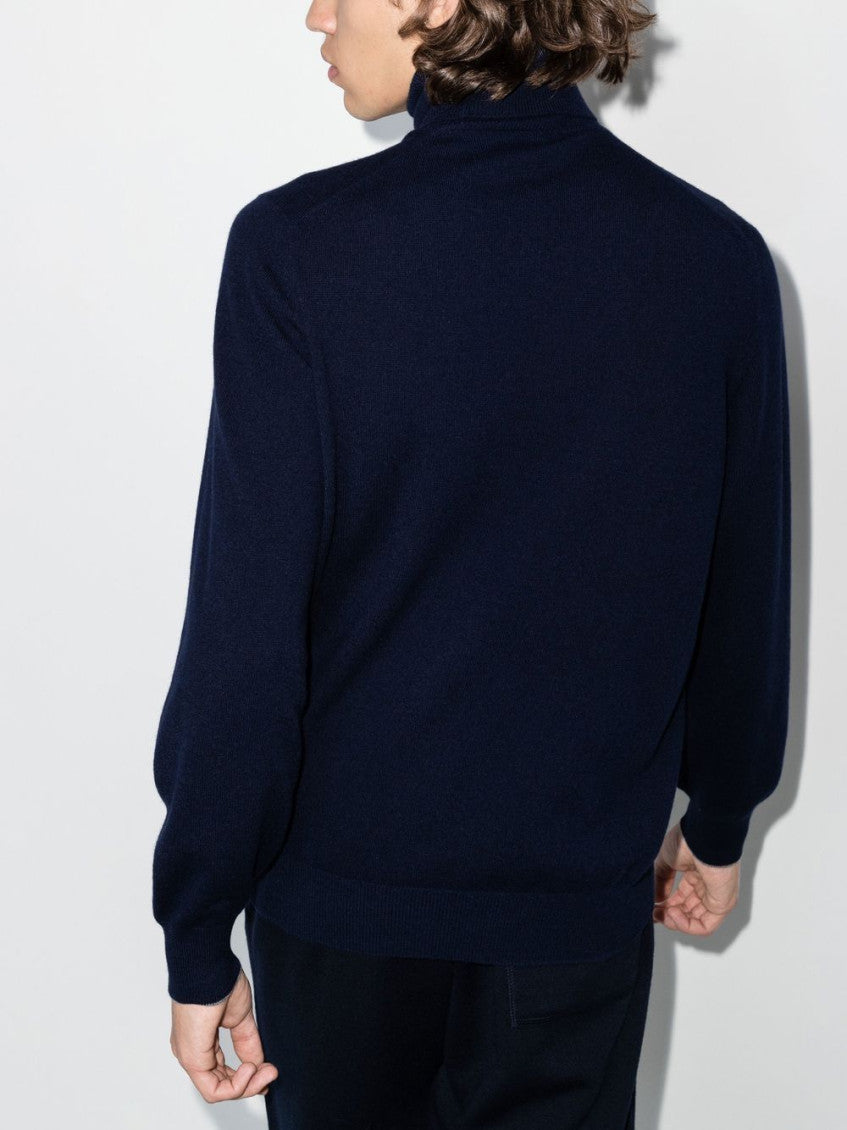 Blue Turtleneck Sweater 4
