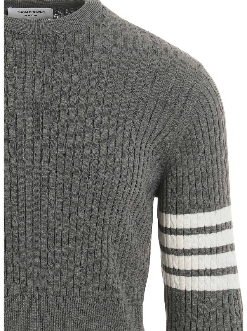 Grey '4 Bar' sweater 3