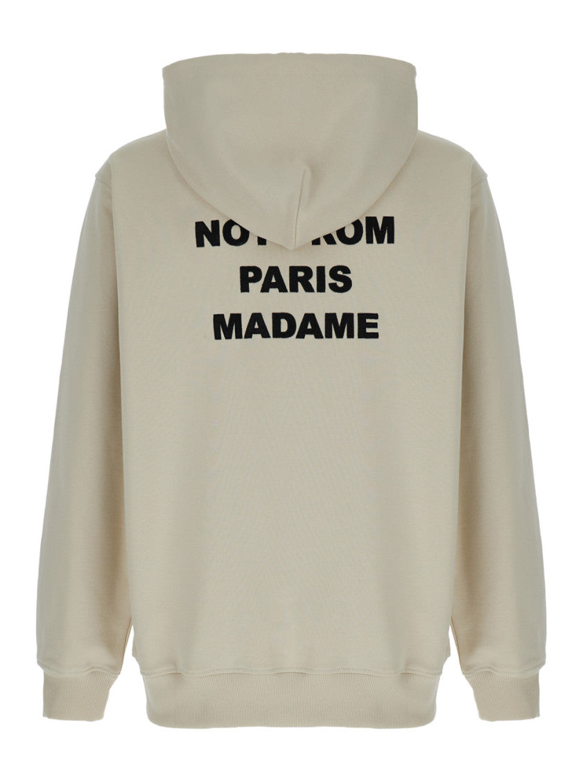 Beige Logo Hoodie 2