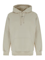 Beige Logo Hoodie 1