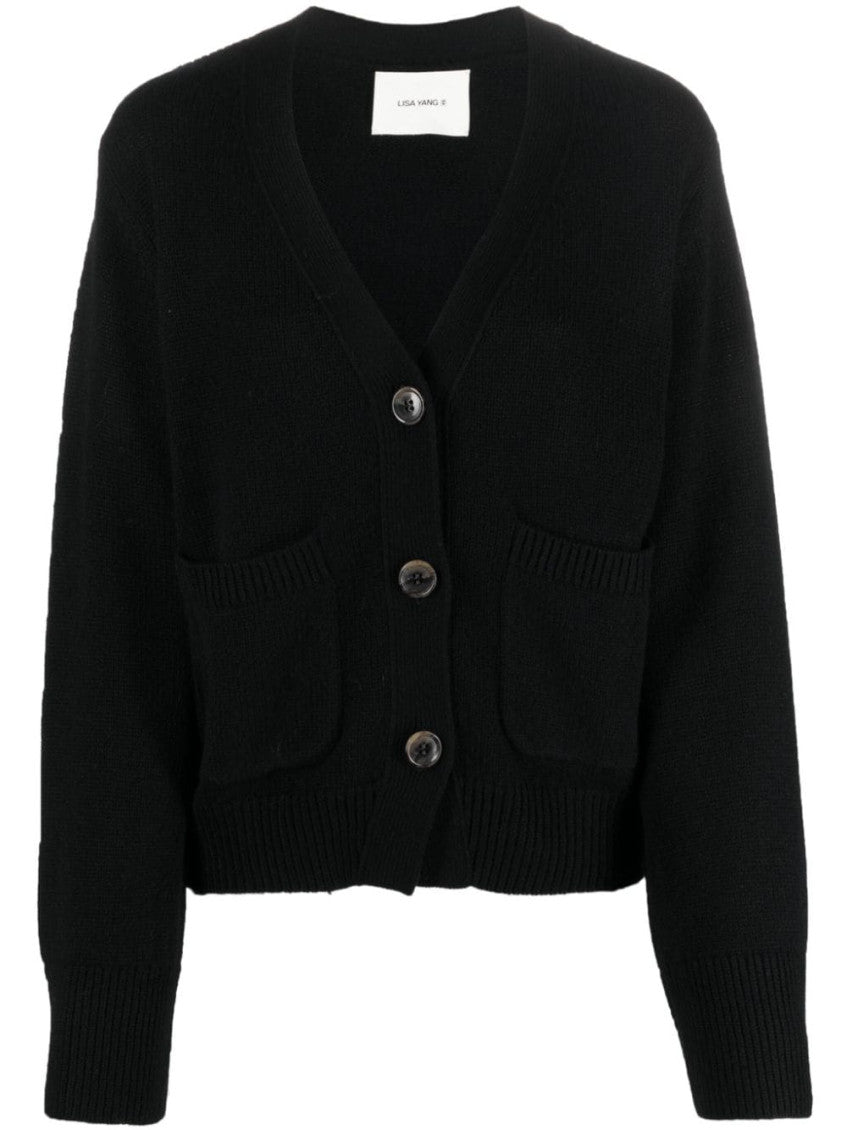 Black Danni cashmere cardigan 1