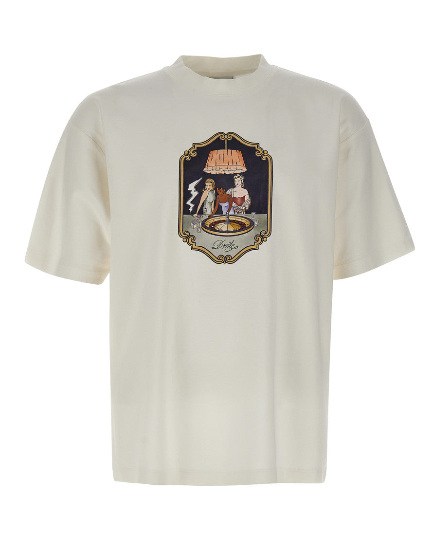 White Crew Neck T-Shirt 1