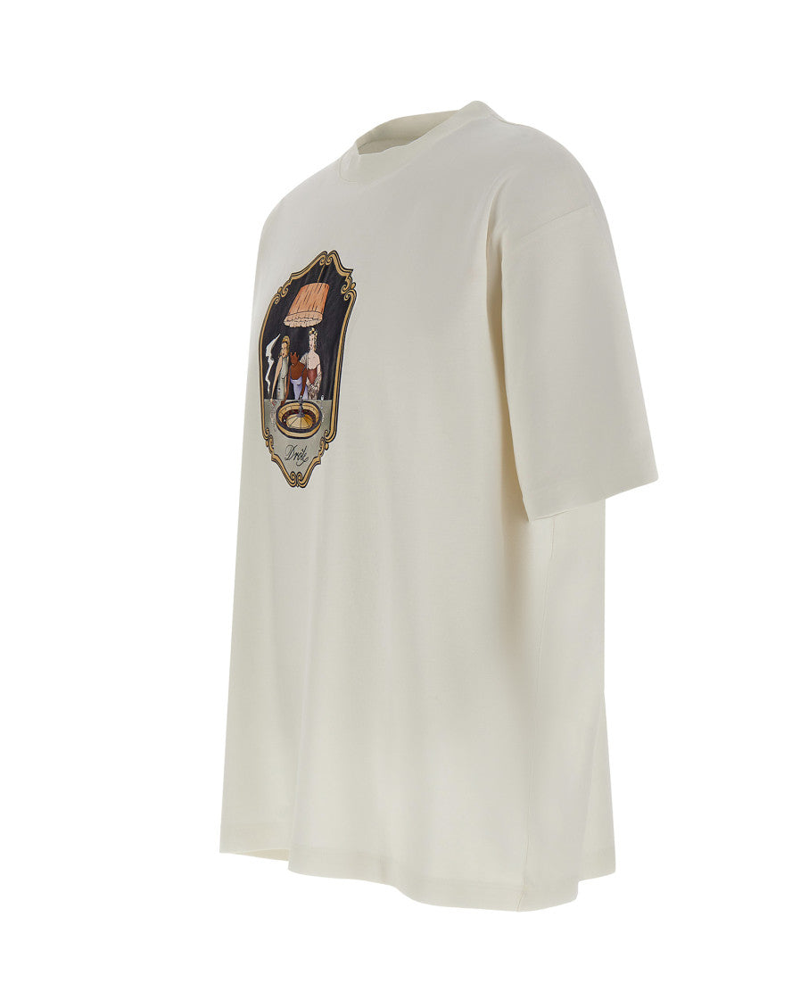 White Crew Neck T-Shirt 2