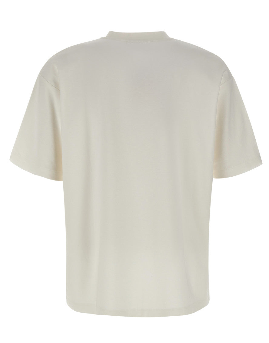 White Crew Neck T-Shirt 3