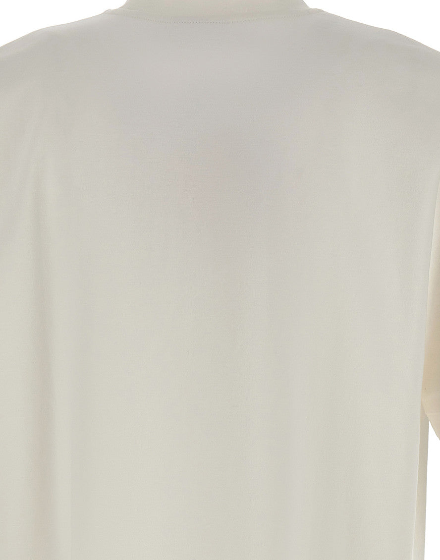 White Crew Neck T-Shirt 4