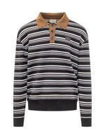 Dark Navy Stripes Polo 1