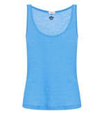 Blue Scoop Neck Top 1