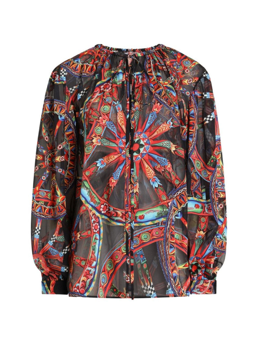 Multicolor Round Neck Top 1