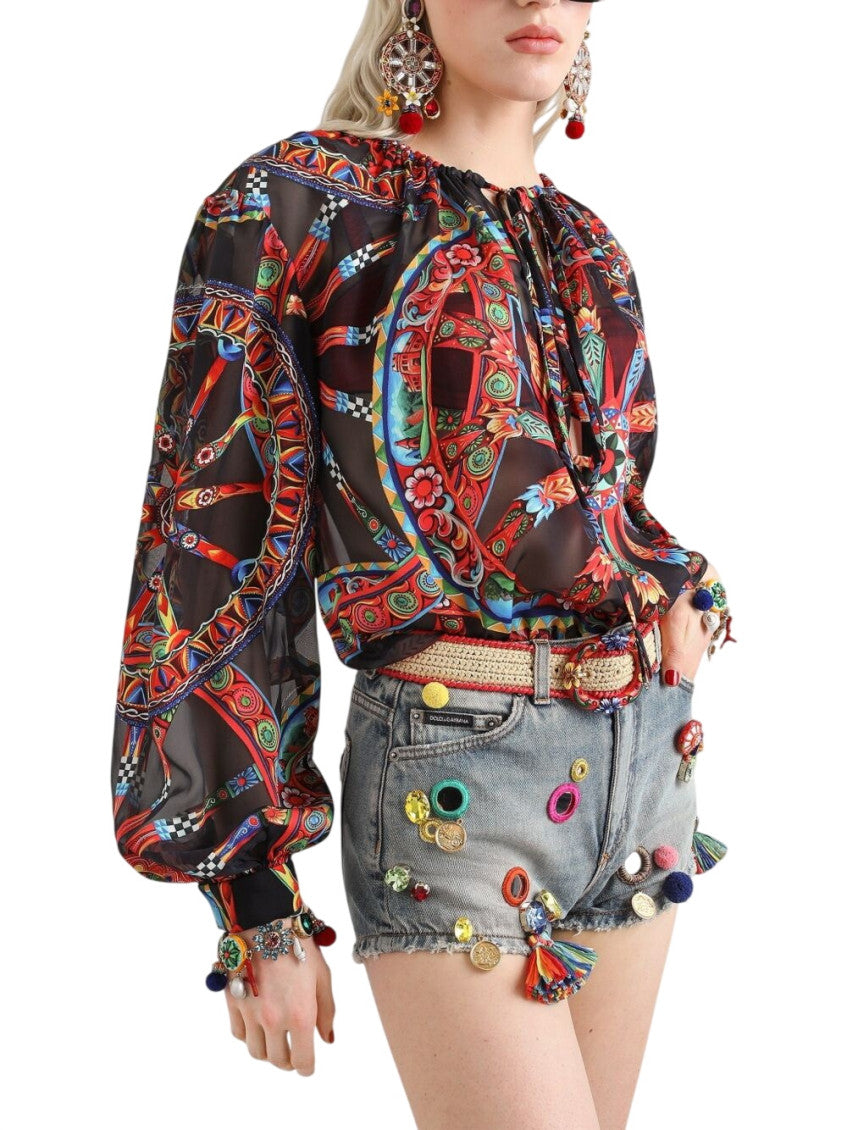 Multicolor Round Neck Top 2