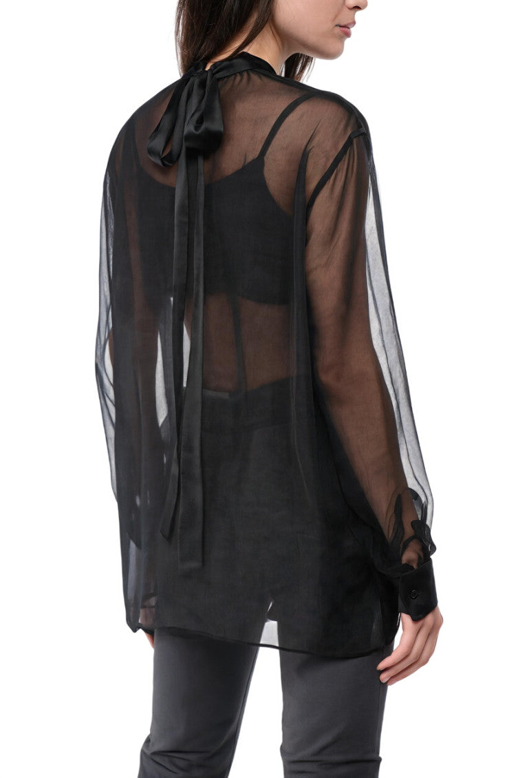Black Round Neck Top 2