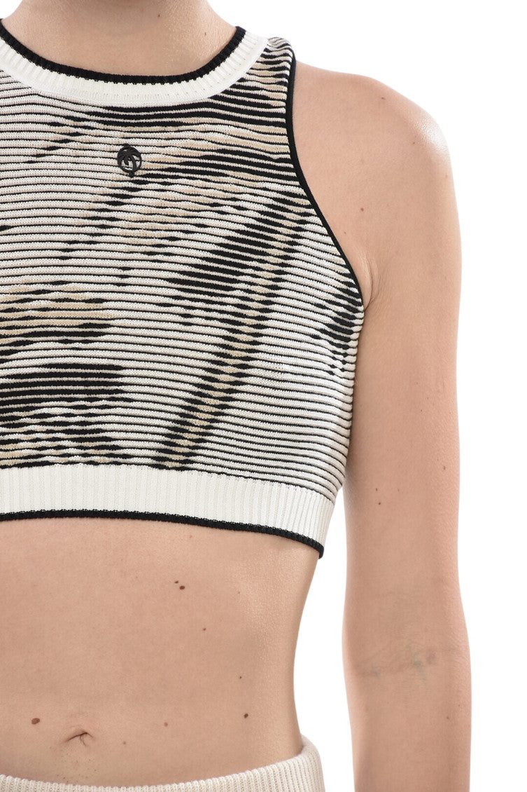 BlackWhite Crew Neck Top 3