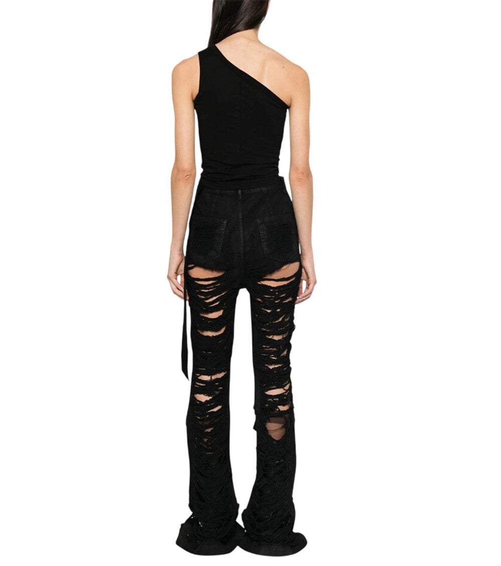 Black One Shoulder Top 2