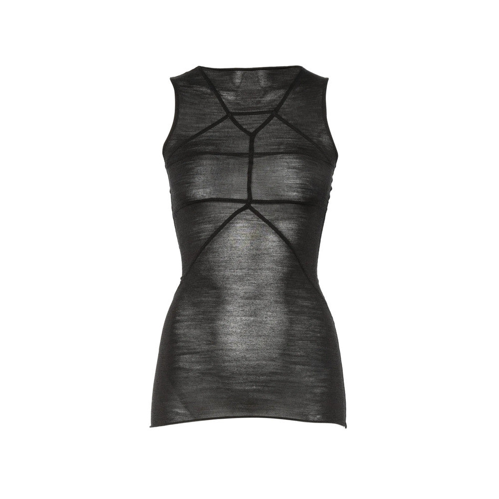 Black Boat Neck Top 3