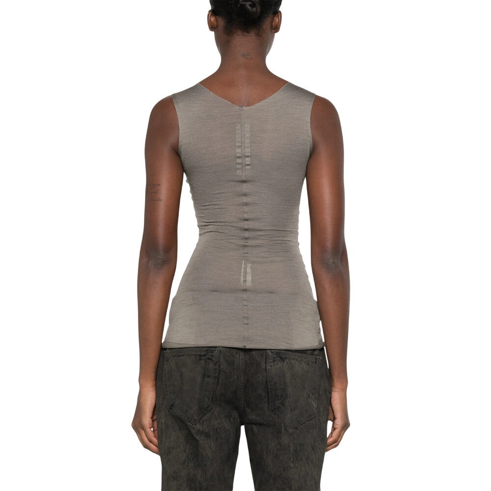 Grey Crew Neck Top 2
