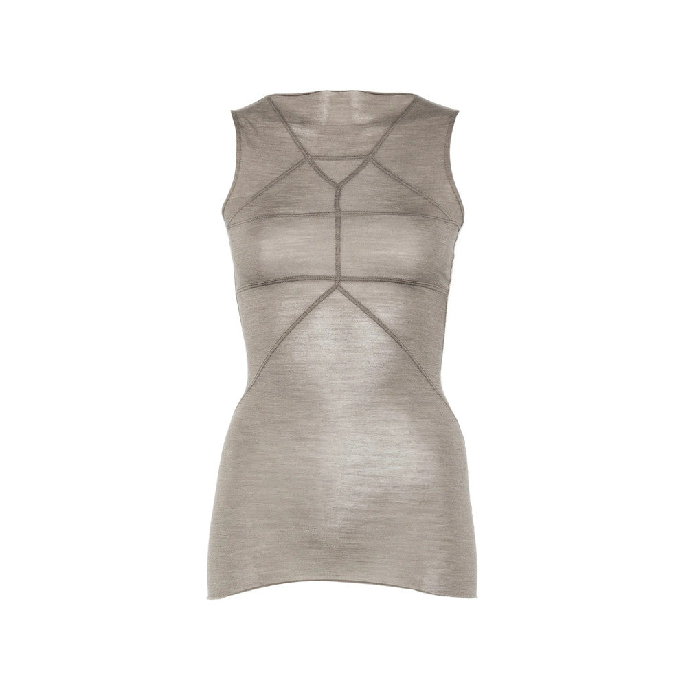 Grey Crew Neck Top 3