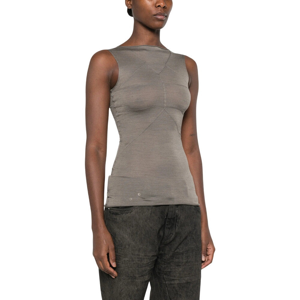 Grey Crew Neck Top 5