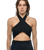 Black Halter Neck Top 1