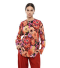 Multicolor Round Neck Top 1