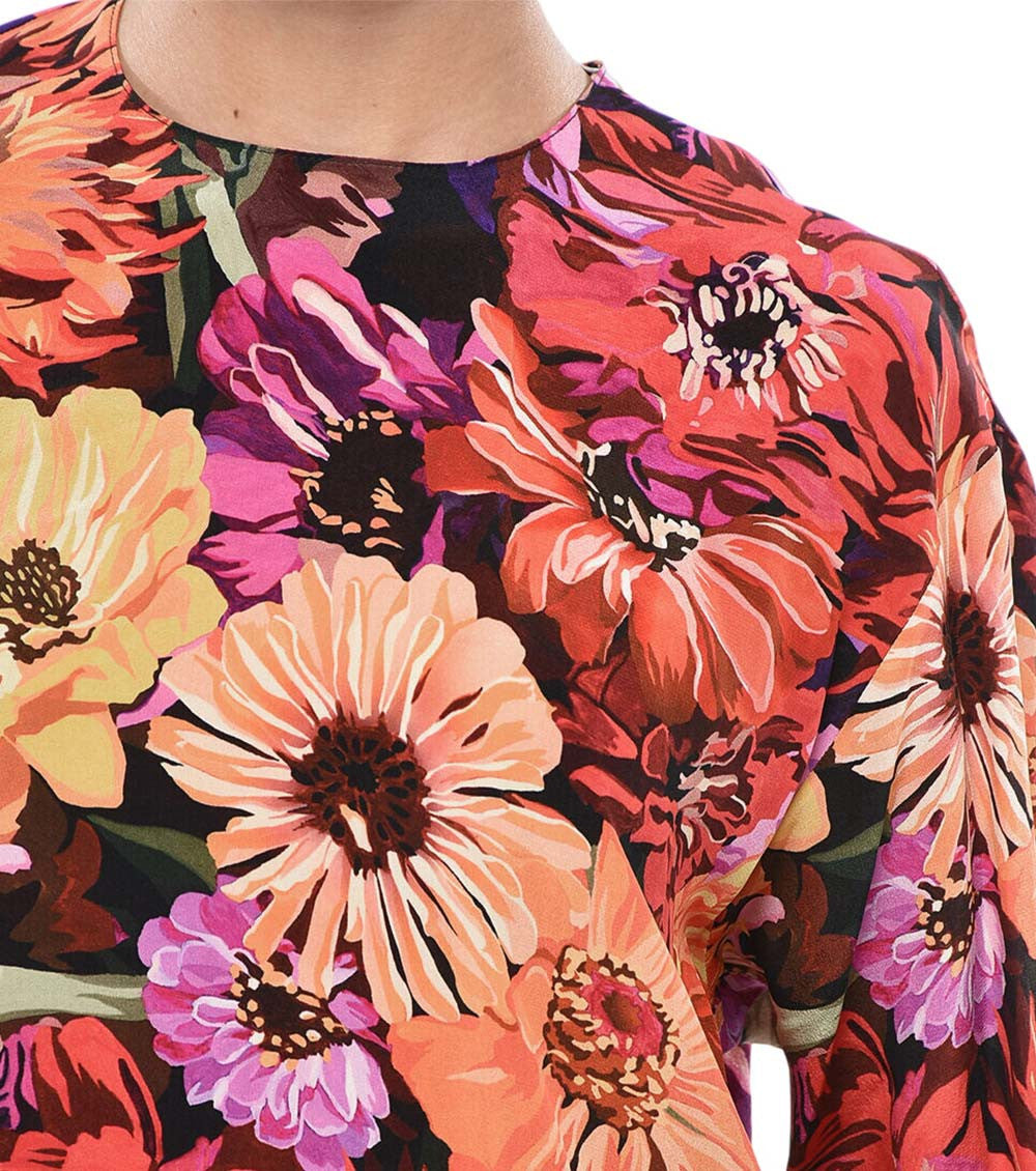 Multicolor Round Neck Top 3