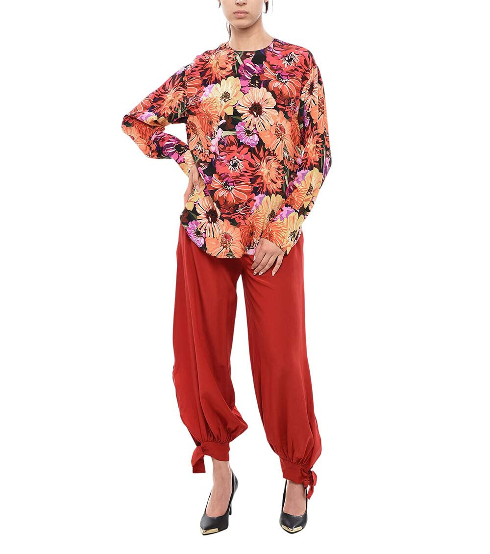 Multicolor Round Neck Top 4