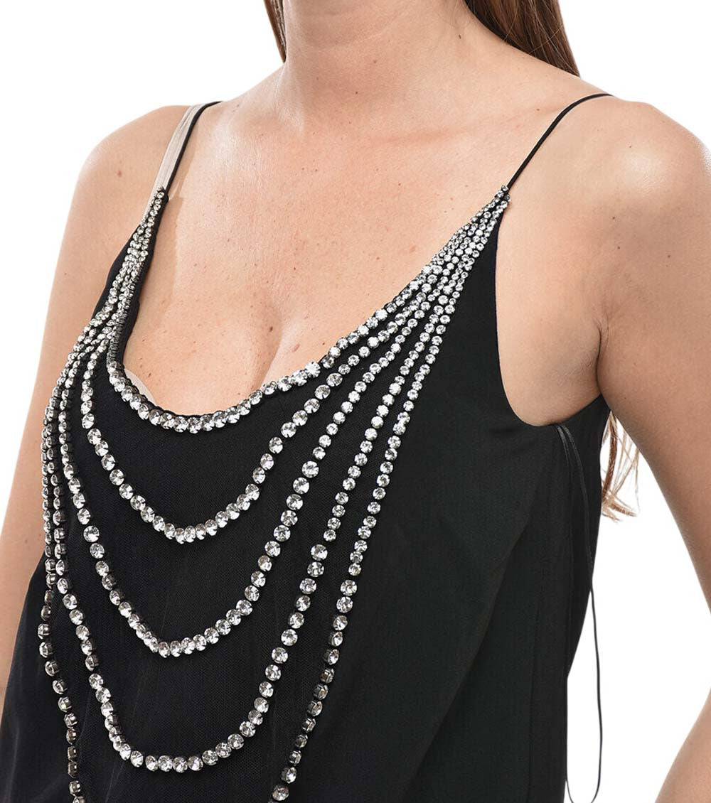 Black Scoop Neck Tank Top 3