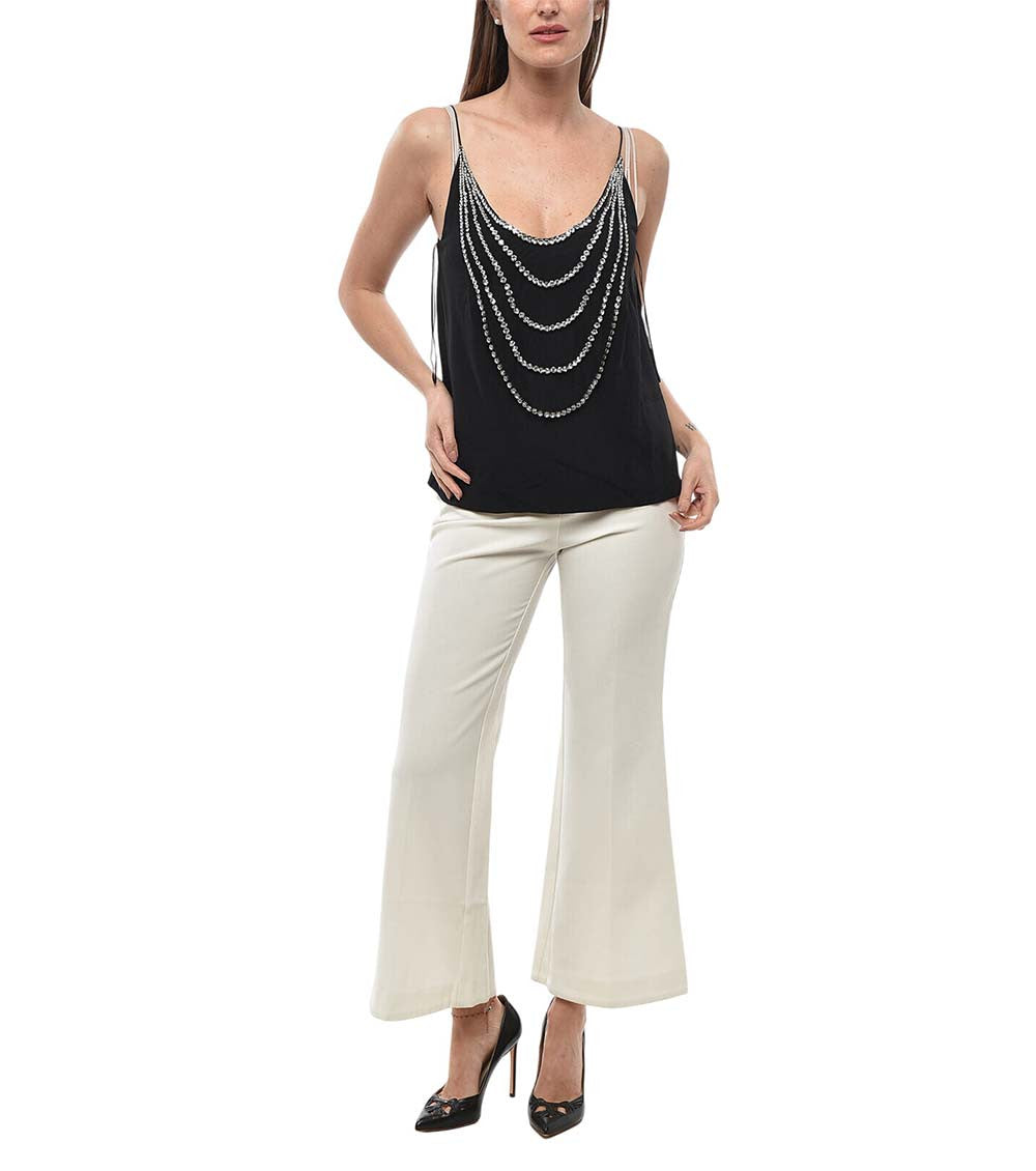 Black Scoop Neck Tank Top 4