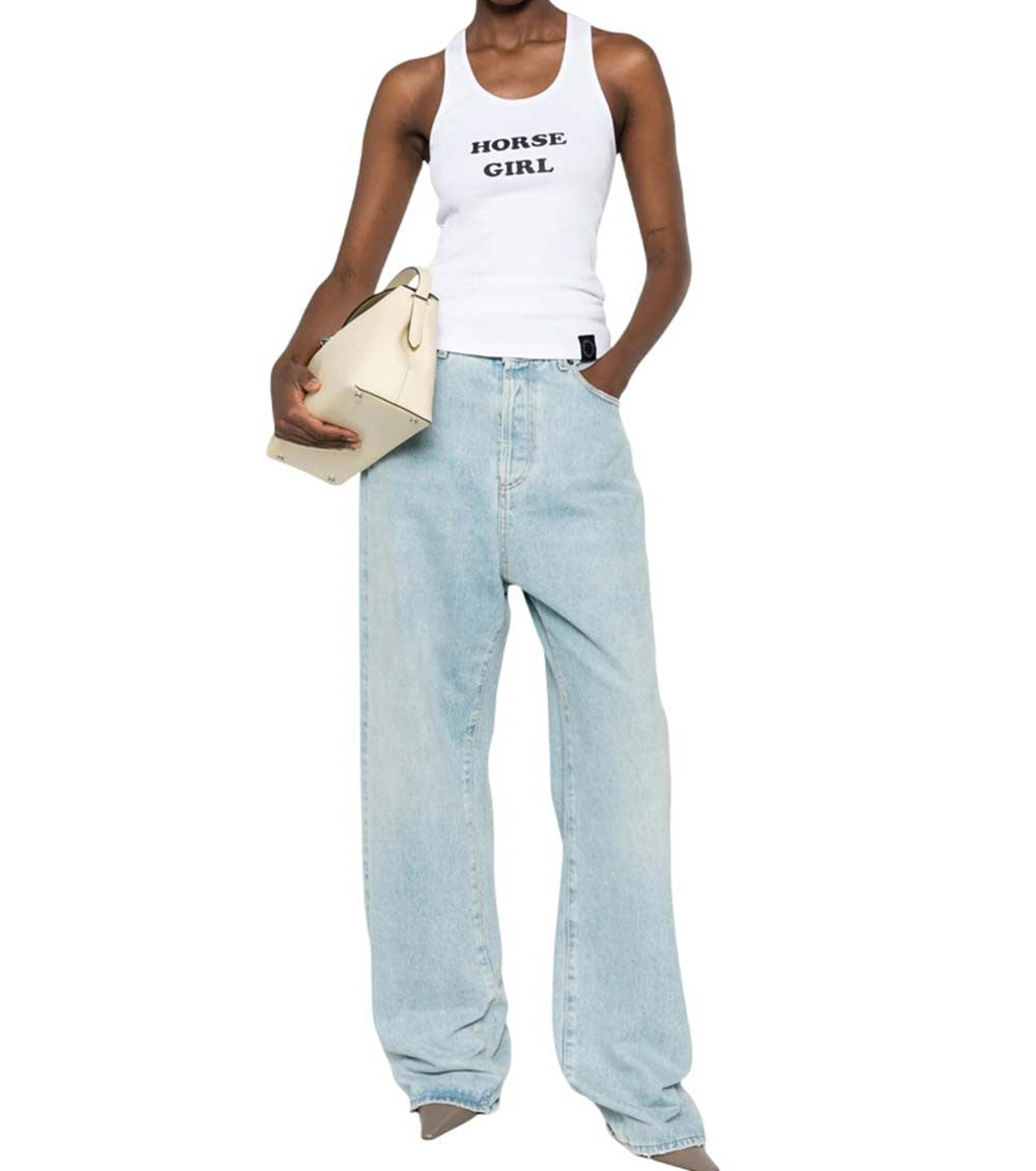 White Scoop Neck Top 4