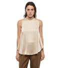 Beige Crew Neck Top 1