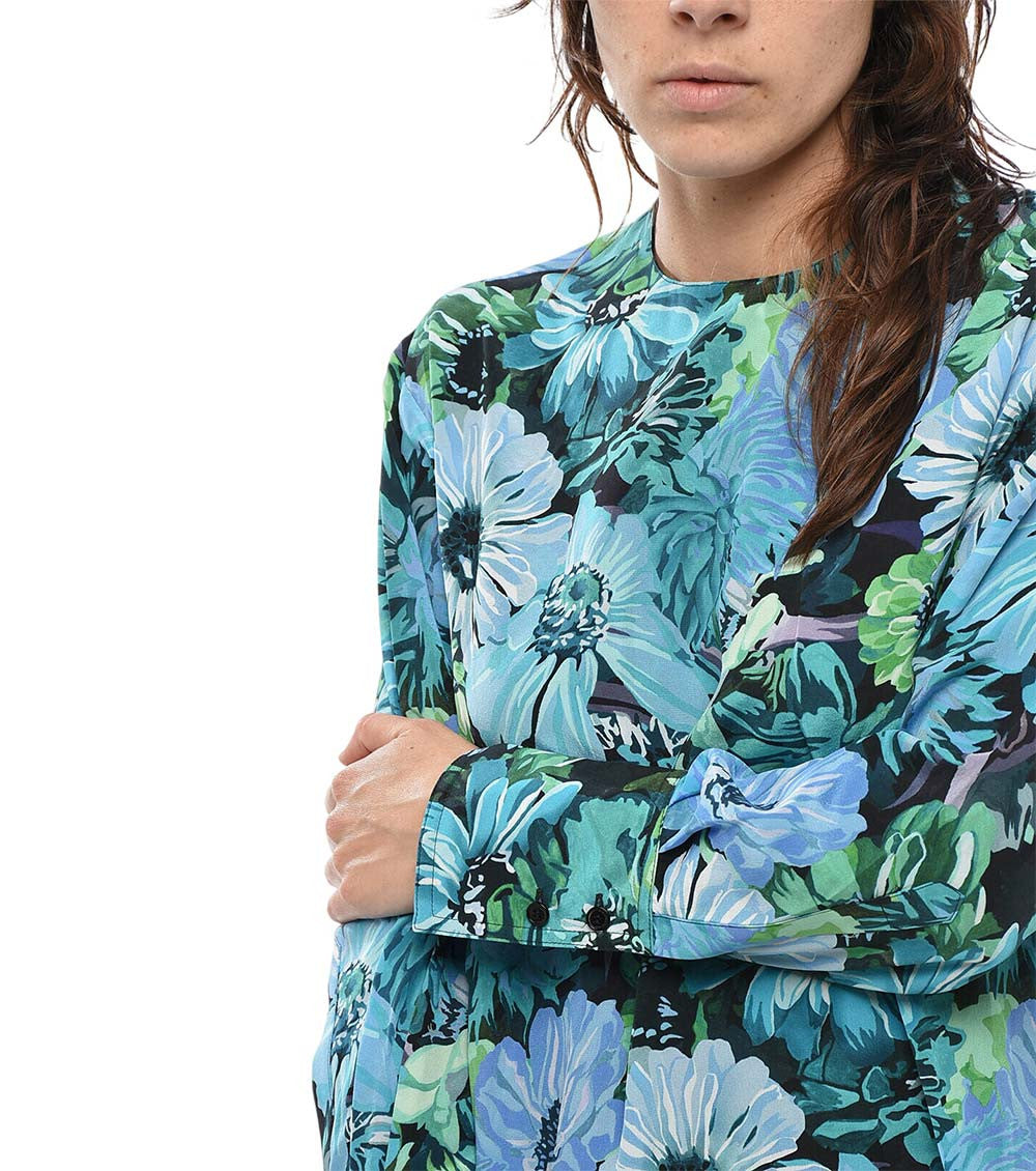 Dark Blue Crew Neck Top 3