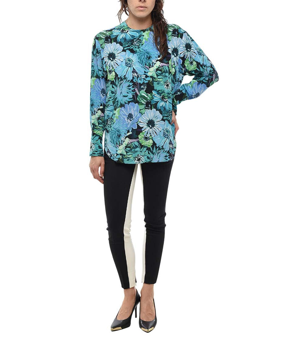 Dark Blue Crew Neck Top 4
