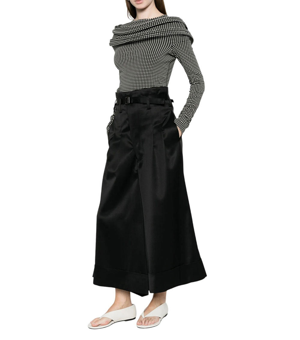 Black Round Neck Top 2