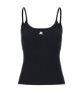 Black Scoop Neck Top 1