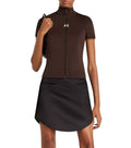 Brown Mock Collar Top 1