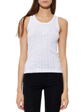 White Round Neck Top 1