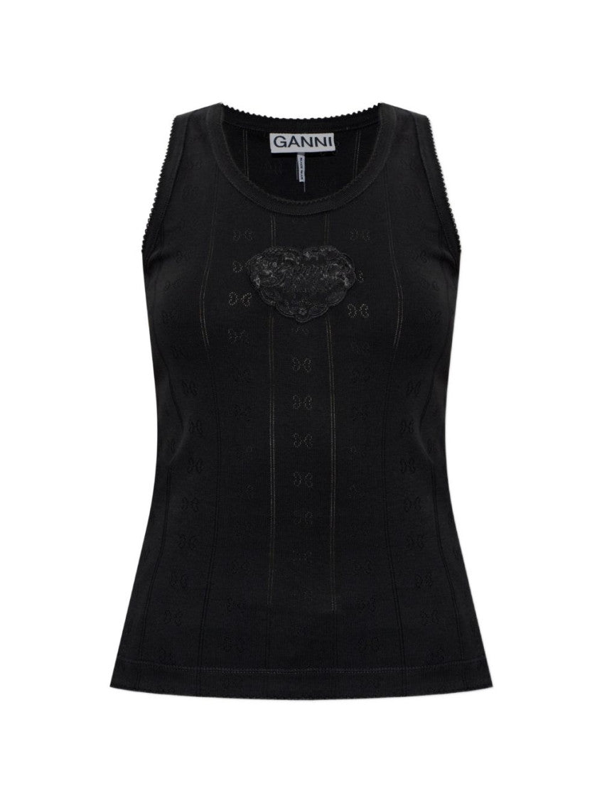 Black Round Neck Top 3