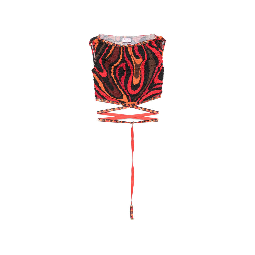 Multicolor Round Neck Top 1