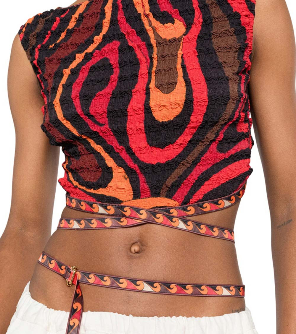 Multicolor Round Neck Top 2