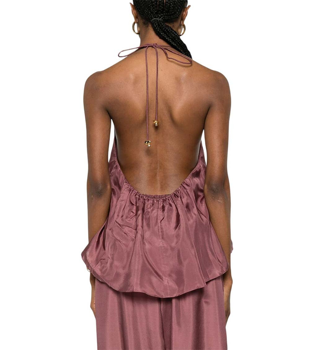 Purple Halter Neck Top 2