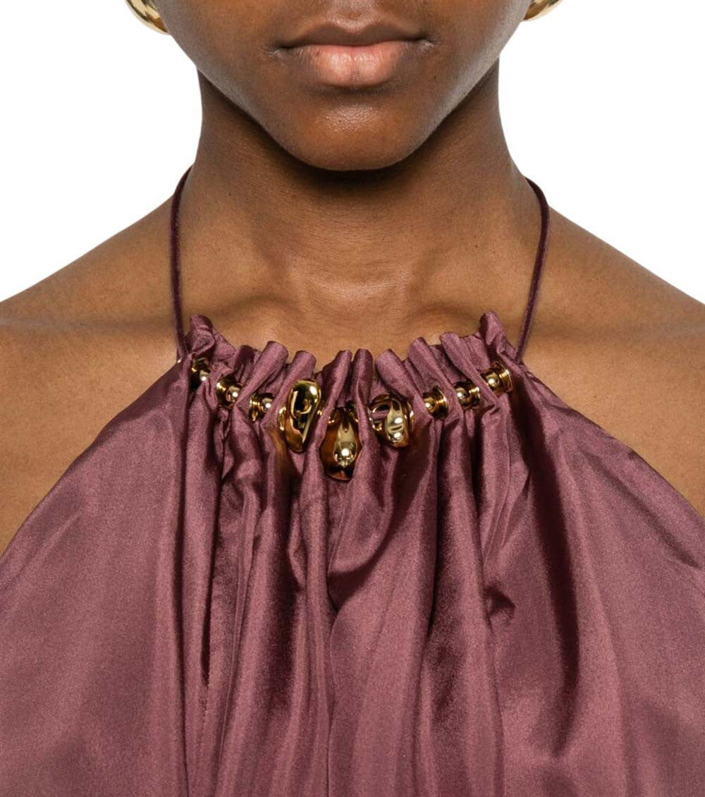 Purple Halter Neck Top 5