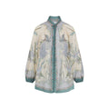 Multicolor Mandarin Collar Top 1