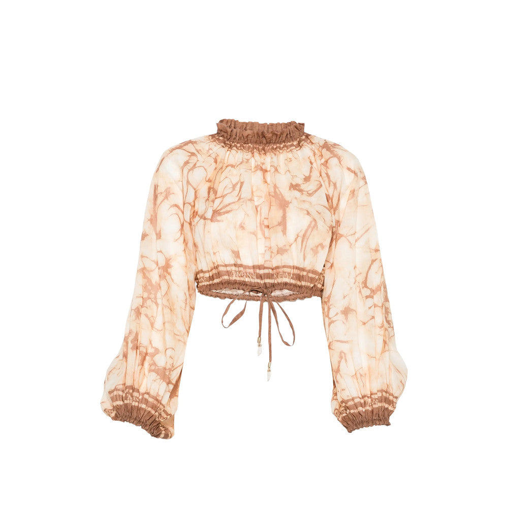 Beige Turtle Neck Top 3